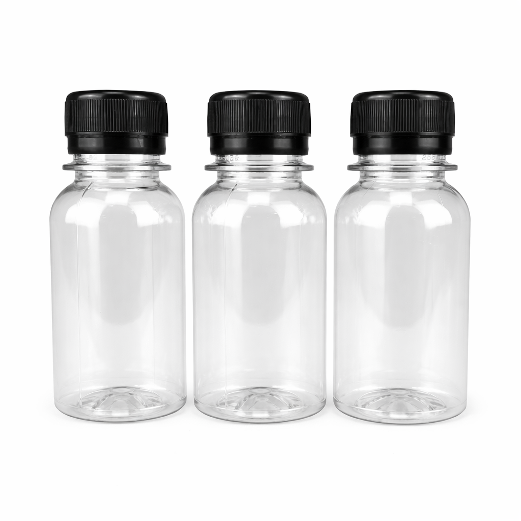 Пляшка пет 100 мл пет під 28 мм роздріб (1 уп / 50 шт)