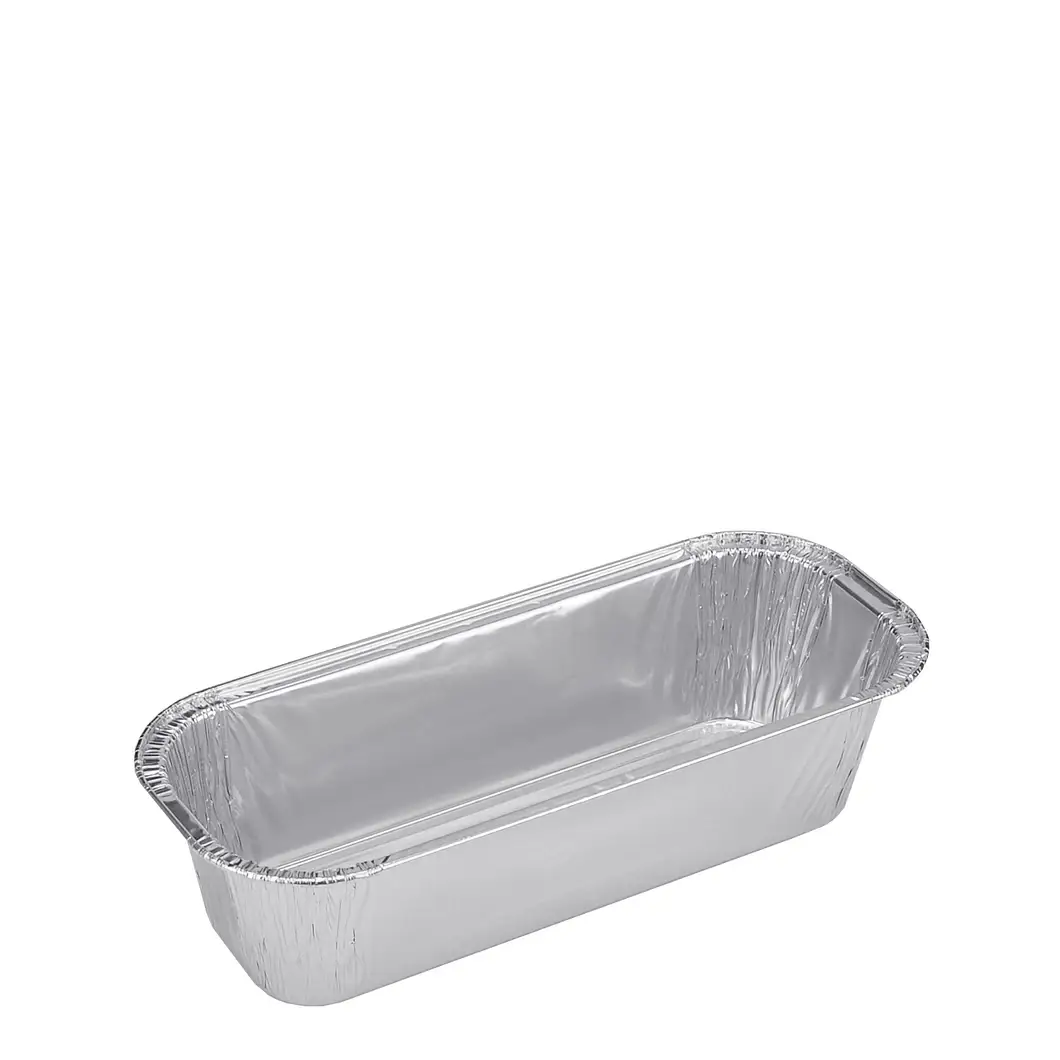 Алюмінієвий контейнер для для холодних та гарячих страв прямокутний 575 мл (R42G) (1/уп/100шт)