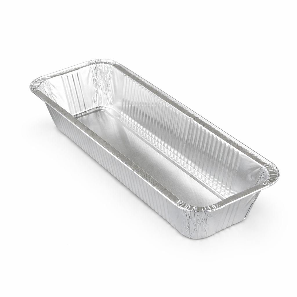 Алюмінієвий контейнер для для холодних та гарячих страв прямокутний 1070 мл (R88G) (1/уп/100шт)