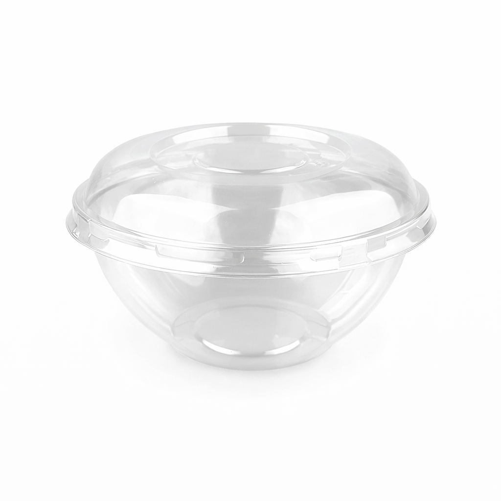 Контейнер з кришкою для салатів та холодних страв 500 мл (1/уп/25/шт)