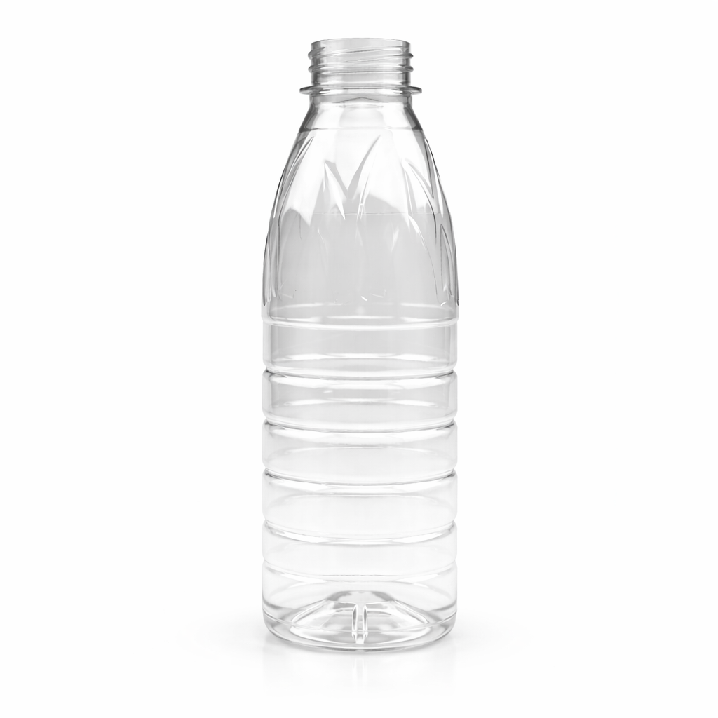 Пляшка пет 0,5 л. 38 мм (молоко), пластикова пляшка