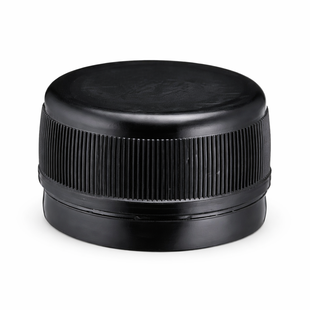 Кришка для пет пляшки чорна 28 мм