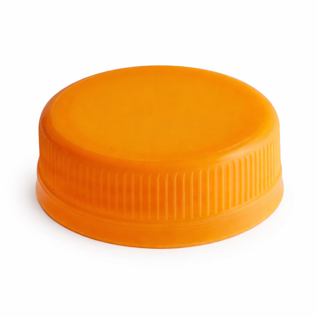 Кришка для пляшки помаранчева 38 мм (Преміум Польша) з контролем першого відкриття