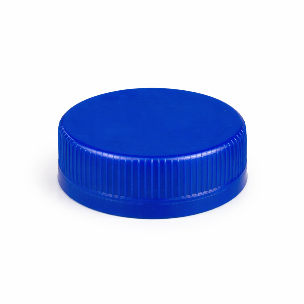 Кришка для ПЕТ пляшки синя 38 мм (Преміум Польша) з контролем першого відкриття