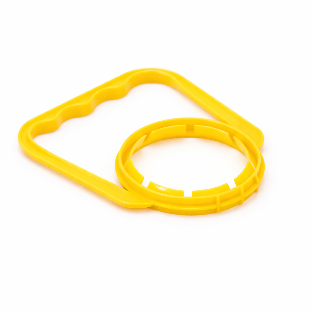 Ручка для пет пляшки жовта 28 мм