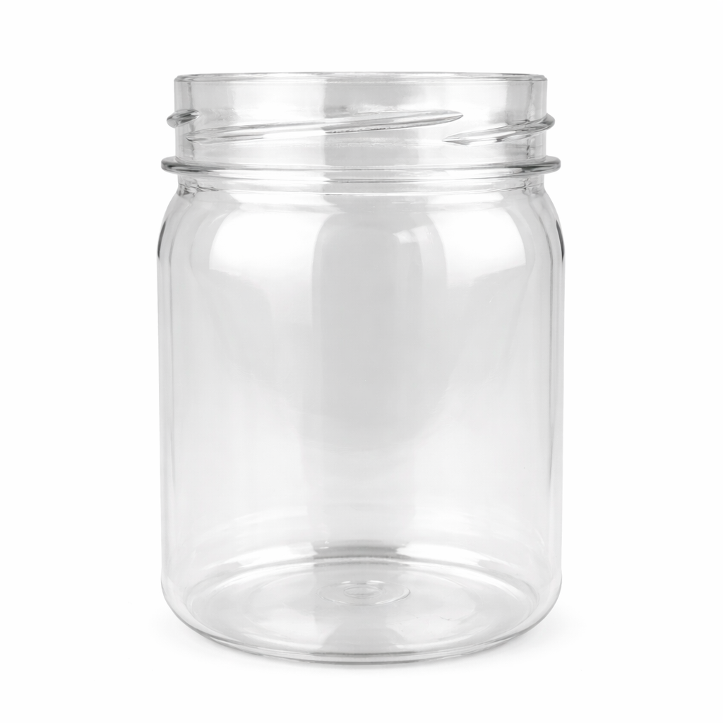 Пластикова банка 250 мл під кришку 63 мм