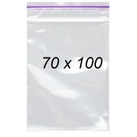 Зіп пакети 70 х 100 мм 50 мкм, пакети із замком Zip-Lock 100 шт