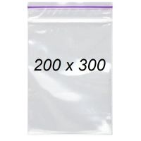 Зіп пакети 200 х 300 мм 50 мкм, пакети із замком Zip-Lock 100 шт