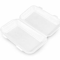 Ланч-бокс зі спіненого полістиролу 270х145х70 мм білий