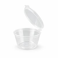 Соусник герметичний 30 мл круглий (РР) з кришкою прозорий (1/уп/50/шт)