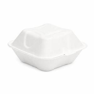 Бокс з тростини для бенто торту та бургера L 161*161*80 мм 25 шт