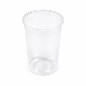 Одноразовий стакан - ємніст для кисломолочних виробів 500 мл