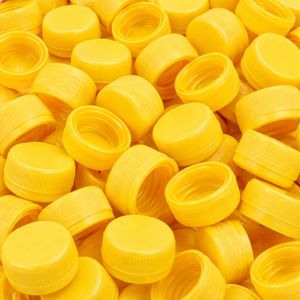 Кришка для ПЕТ пляшки жовта 28 мм - 3