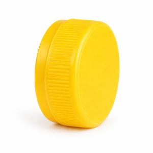 Кришка для ПЕТ пляшки жовта 38 мм (Преміум Польша) з контролем першого відкриття - 2