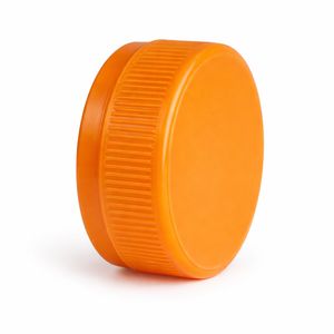 Кришка для пляшки помаранчева 38 мм (Преміум Польша) з контролем першого відкриття - 2