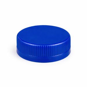 Кришка для ПЕТ пляшки синя 38 мм (Преміум Польша) з контролем першого відкриття