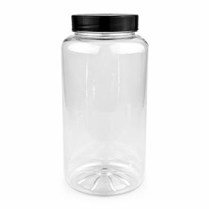 Пластикова банка 1 л під кришку 63 мм, прозора банка ПЕТ без кришки в комплекті - 3