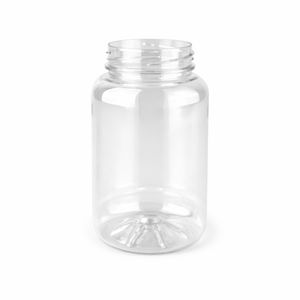 Пластикова банка 500 мл під кришку 63 мм, прозора банка ПЕТ