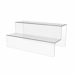 Акрилова підставка для баночок зі спеціями | Прозорий органайзер 2 яруси | Кухонна поличка