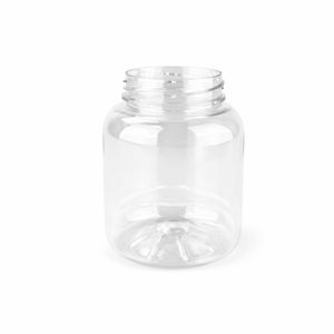 Пластикова банка 500 мл з кришкою чорною 63 мм, в роздріб (1/уп/10/шт) - 2