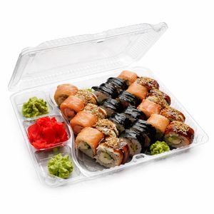Упаковка для суші 870мл 266х205х37мм, (1/уп/10шт) упаковка блістерна - 3
