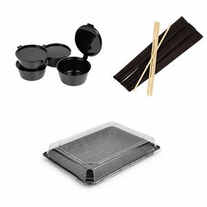 "Комбо 228" упаковка для суші - ролів, палички для суші, соусники