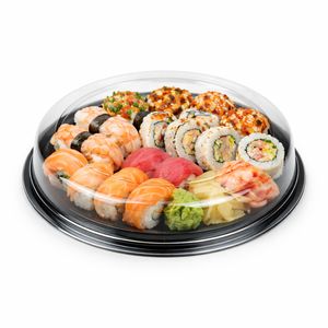 Упаковка для суші кругла 243 мм х 203 мм х 50 мм (10ШТ/УП) - 2