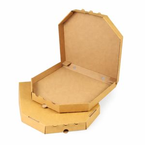 Коробка для піци 250*250*35 бура (крафт) - 3