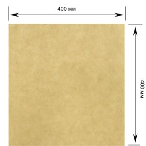 Вкладиш пергаментний у коробку для піци 400х400 мм  (1/уп/100шт) - 1